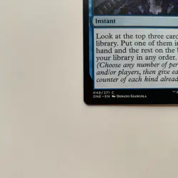 Experimental Augury - 049/271 - Phyrexia: All Will Be One - Magic: The Gathering - Image 3