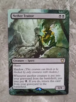Nether Traitor MTG Secrets of Strixhaven Commander Hand Painted Full Altered Art - Image 1