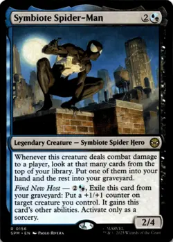 MTG Symbiote Spider-Man Normal NM Marvel's Spider-Man Magic 156 - Image 1