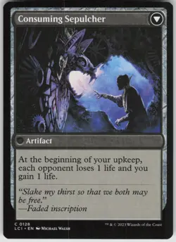 MTG Tithing Blade NM The Lost Caverns of Ixalan Magic 128 - Image 2
