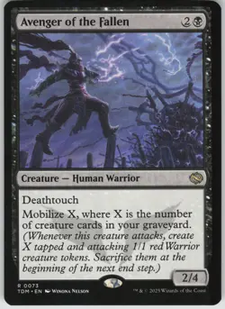 MTG Avenger of the Fallen NM Tarkir: Dragonstorm Magic 73 - Image 1