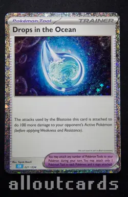 2023 Pokemon Trading Card Game Classic Drops in the Ocean 021/034 NM/M - Image 1