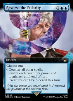 Reverse the Polarity - Surge Foil - Extended Art - Doctor Who - Near Mint, - Image 1