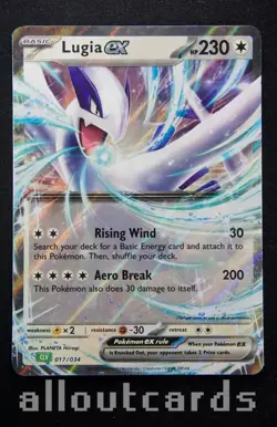 2023 Pokemon Trading Card Game Classic Lugia ex 017/034 NM/M - Image 1