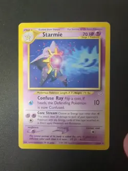 Pokemon TCG Starmie 25/64 Neo Revelation HP WOTC - Image 1