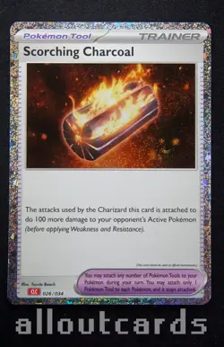 2023 Pokemon Trading Card Game Classic Scorching Charcoal 026/034 NM/M - Image 1