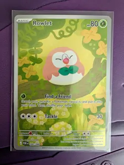 Pokemon: Rowlet #090/088 Perfect Order 2026 Full Art Holo Rare - NM - Image 1