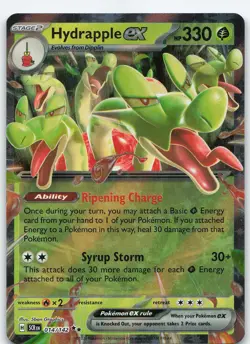 Hydrapple ex - 014/142 Double Rare Holo SV07: Stellar Crown NM Pokemon - Image 1
