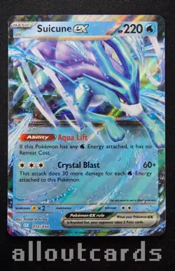 2023 Pokemon Trading Card Game Classic Suicune ex 010/034 NM/M - Image 1