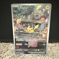 Pokemon TCG Pikachu 173/165 SV: Scarlet & Violet 151 Holo Full Art 60 HP EN - Image 1