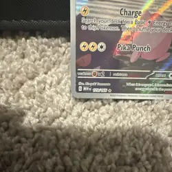 Pokemon TCG Pikachu 173/165 SV: Scarlet & Violet 151 Holo Full Art 60 HP EN - Image 5