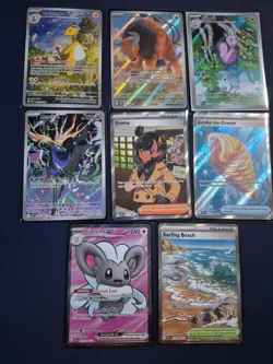Pokemon TCG chaos rising illustration rare 8 Card Lot Ampharos XERNEAS TAUROS - Image 1