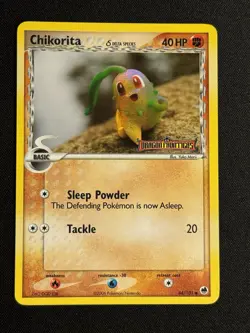 Pokemon TCG Chikorita Ex Dragon Frontiers Reverse Holo 44/101 LP+ - Image 1