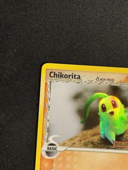 Pokemon TCG Chikorita Ex Dragon Frontiers Reverse Holo 44/101 LP+ - Image 2