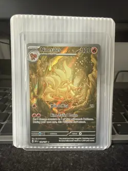 Pokemon Ninetales 199/197 Obsidian Flames Illustration Rare Holo Eng 2023 - Image 1