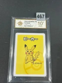 2019 Pokemon Pikachu Playing Card Japanese Old Maid Grade10 - Image 1