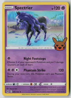 Spectrier 081/196 Holo Holo Rare Trick or Trade BOOster 2023 Pokemon NM - Image 1