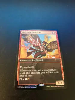 FULL ART PROMO FOIL Slickshot Show-Off Store Championship MTG Magic - Image 1