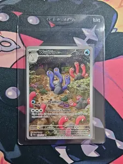 Pokemon - Wugtrio - 224/091 - SV Paldean Fates - Shiny Illustration Rare NM - Image 3