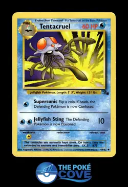 Tentacruel 44/62 | Fossil Unlimited | Pokemon Uncommon | MP - Image 1