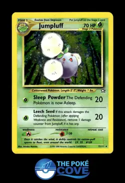 Jumpluff 7/111 | Neo Genesis Unlimited Holo | Pokemon Rare Holo | DMG - Image 1