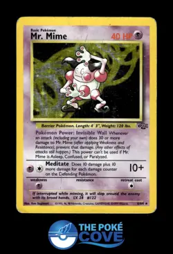Mr. Mime 6/64 | Jungle Unlimited Holo | Pokemon Rare Holo | HP - Image 1