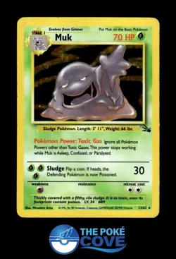Muk 13/62 | Fossil Unlimited Holo | Pokemon Rare Holo | MP - Image 1