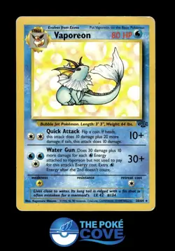 Vaporeon 28/64 | Jungle Unlimited | Pokemon Rare | DMG - Image 1