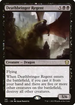 MTG Deathbringer Regent ** Commander 2021 ** English - Image 1