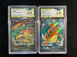 2024 Pokemon TCG S-CHN CS4bC 145/132 SR Charizard V Lot*2 PGS 10 Pristine LU57 - Image 1