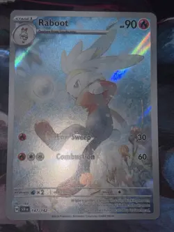 Pokemon TCG Raboot Stellar Crown Holo Card 147/142 Sv07 - Image 2