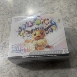 Pokemon Scarlet & Violet Prismatic Evolutions Elite Trainer Box Eevee 2024 - Image 1