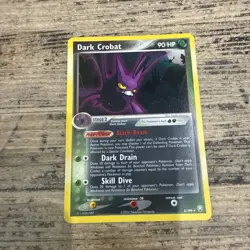 2004 Pokemon EX Team Rocket Returns Dark Crobat Reverse Holo Foil 3/109 - Image 1