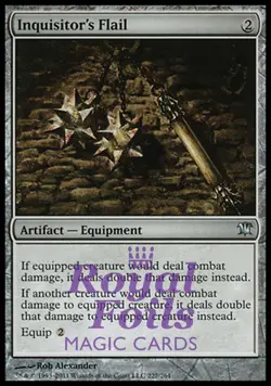 Inquisitor's Flail 1x FOIL ISD MTG Innistrad Uncommon MINT artifact - Image 1