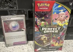 Pokemon Mega Evolution Perfect Order Booster Bundle and Lillies Pearl Promo - Image 1