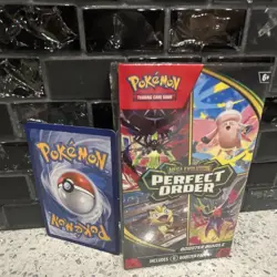 Pokemon Mega Evolution Perfect Order Booster Bundle and Lillies Pearl Promo - Image 2