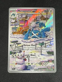 Pokemon TCG Metagross 178/162 Temporal Forces Illustration Rare - Image 1
