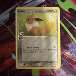 Pokemon Eevee Regular 68/113 Delta Species Basic 50 HP Metal Scoop Pokemon TCG - Image 1