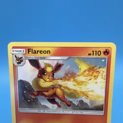 Pokemon TCG - FLAREON - SM186 - BLACK STAR PROMO - SUN & MOON 2019 - Image 2