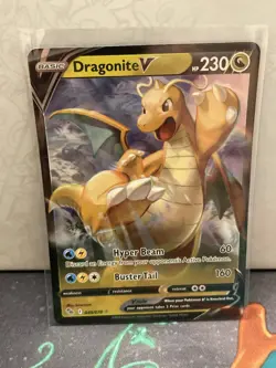 Pokemon Dragonite V 049/078 Pokemon GO Ultra Rare Holo 230 HP English - Image 1