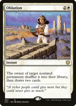 MTG Oblation ** Commander 2021 ** English - Image 1