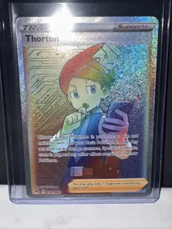 Pokemon TCG Thorton 210/196 Swsh11 Lost Origin Full Art Holo Secret Rare - Image 1