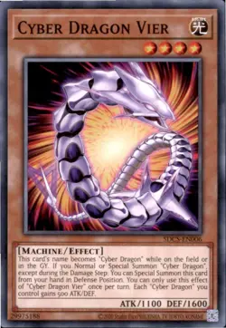 Cyber Dragon Vier CYHO-EN014 Common / Short Print Cybernetic Horizon Yu-Gi-Oh NM - Image 1