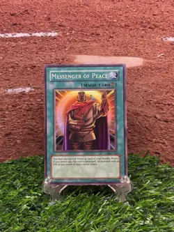 2002 Yu-Gi-Oh! TCG Magic Ruler Unlimited #MRL102 Messenger of Peace SR - Image 1
