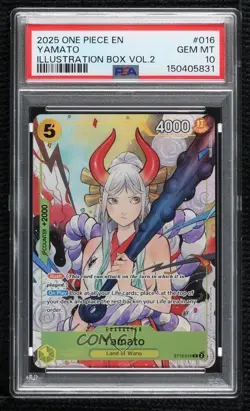 2023 One Piece The Three Brothers Ultimate Deck ST13 Yamato PSA 10 - Image 1