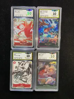 2026 One Piece TCG S-CHN ST10-006 SR Monkey ·D· Luffy‌ PGS 10 Perfect Lot*4 LU57 - Image 1