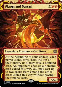 Plargg and Nassari (Showcase) -Foil Near Mint MTG - Image 1