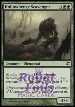 Hollowhenge Scavenger 2x FOIL ISD MTG Innistrad Uncommon MINT green - Image 1