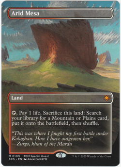 Arid Mesa (Borderless) [Special Guests] MTG - Image 1