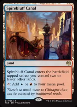 MTG English Spirebluff Canal NM Normal Kaladesh - Image 1